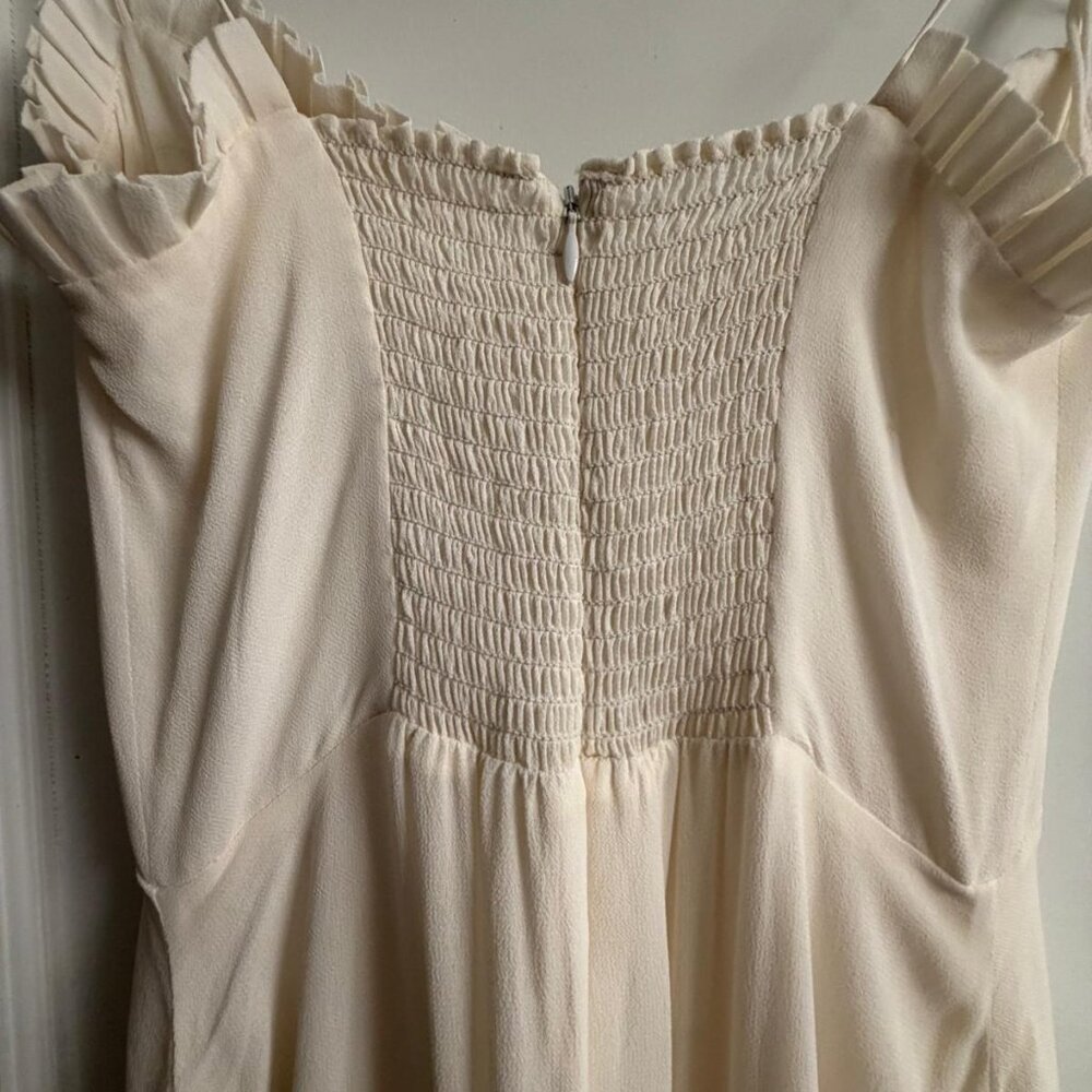 Reformation Ronan Dress, Ivory, Size US 4, BNWT - Picture 9 of 10